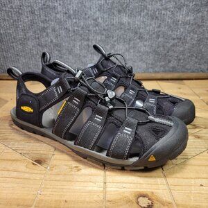 🔥 KEEN Clearwater CNX Men's 13 Lightweight Water Sandals Black/Gargoyle Shoes